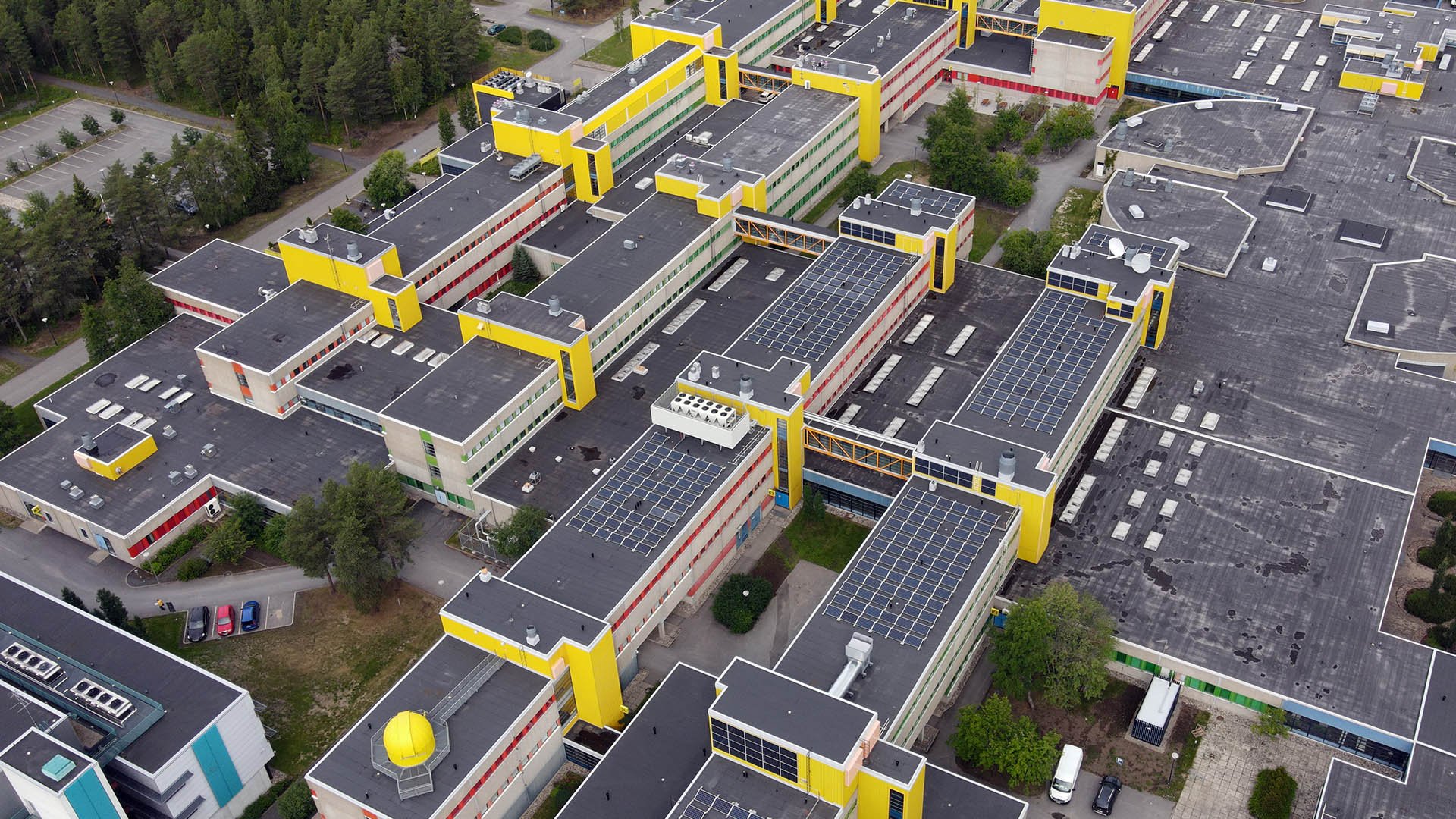 Oulu University, solar power system, Oulu