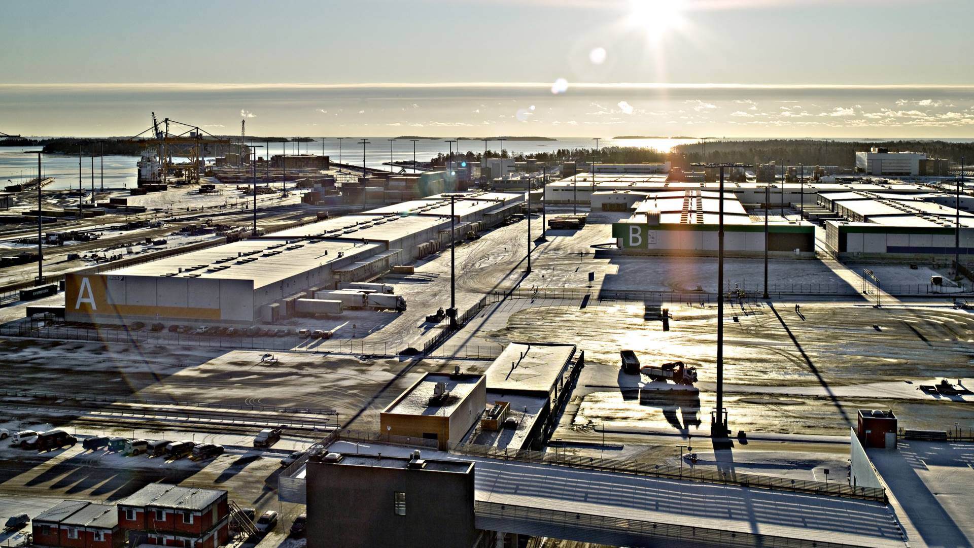 Vuosaari harbor logistics center, Helsinki